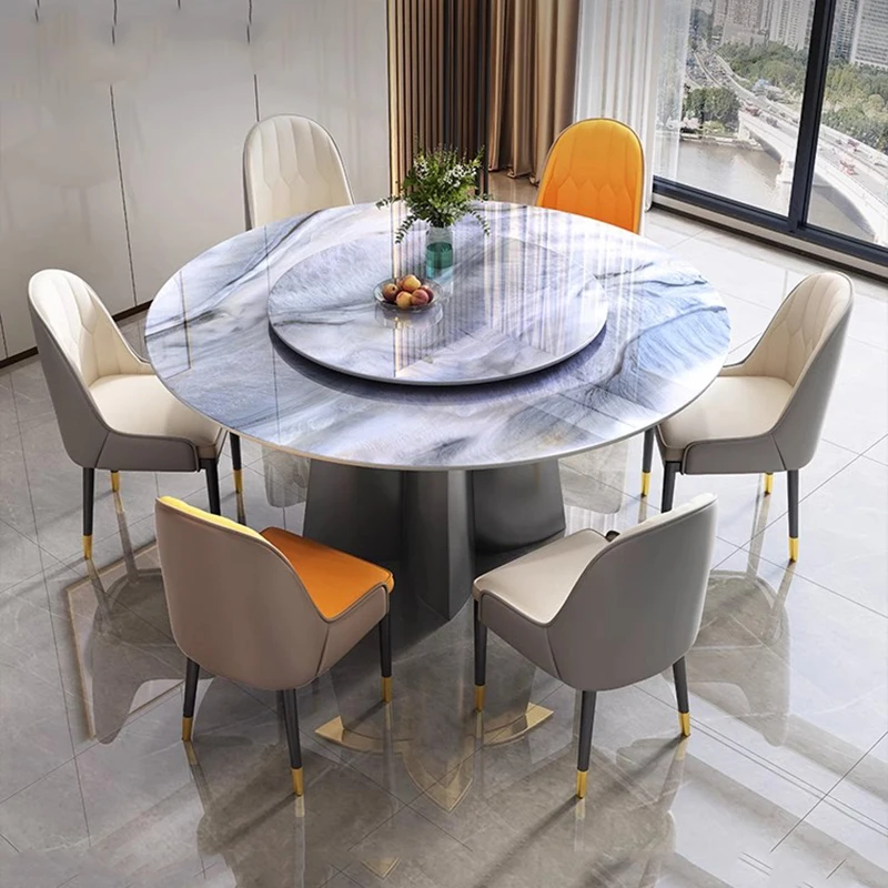 

Multifunctional Round Table Kitchen Modern Conference Neat Dining Tables Console Center Muebles Para El Hogar Balcony Furniture