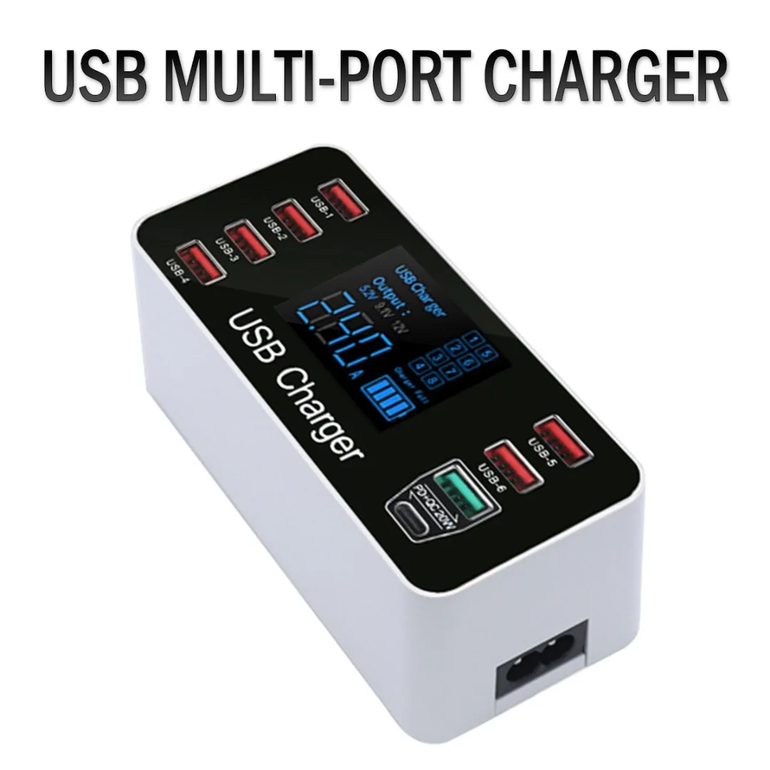 8 Multi-Port Fast Quick Charge USB QC 3.0 Hub Mains Wall Charger Adapter UK Plug Made of PC and ABS Fire Retardant Material
8 Multi-Port Fast Quick Charge USB QC 3.0 Hub Mains Wall Charger Adapter UK Plug Made of PC and ABS Fire Retardant Material