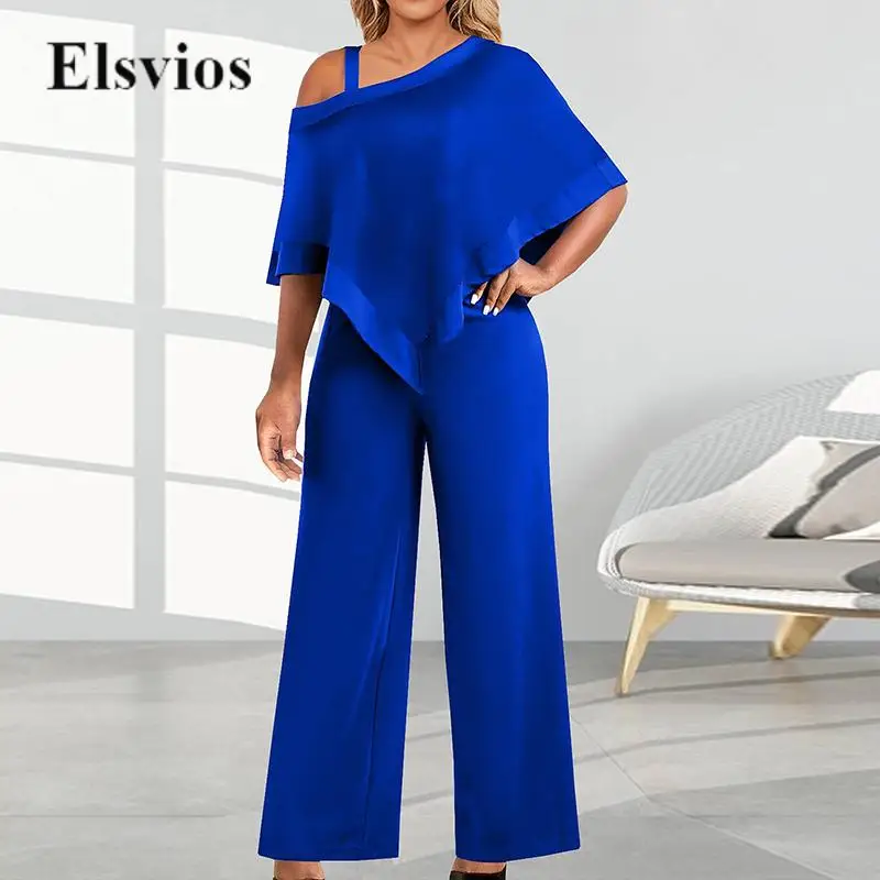 Elegant Office Lady Solid Romper Fashion Casual Women Straiht Pants Playsuit Overalls Sexy Off Shoulder Batwing Sleeve Jumpsuits
Elegant Office Lady Solid Romper Fashion Casual Women Straiht Pants Playsuit Overalls Sexy Off Shoulder Batwing Sleeve Jumpsuits