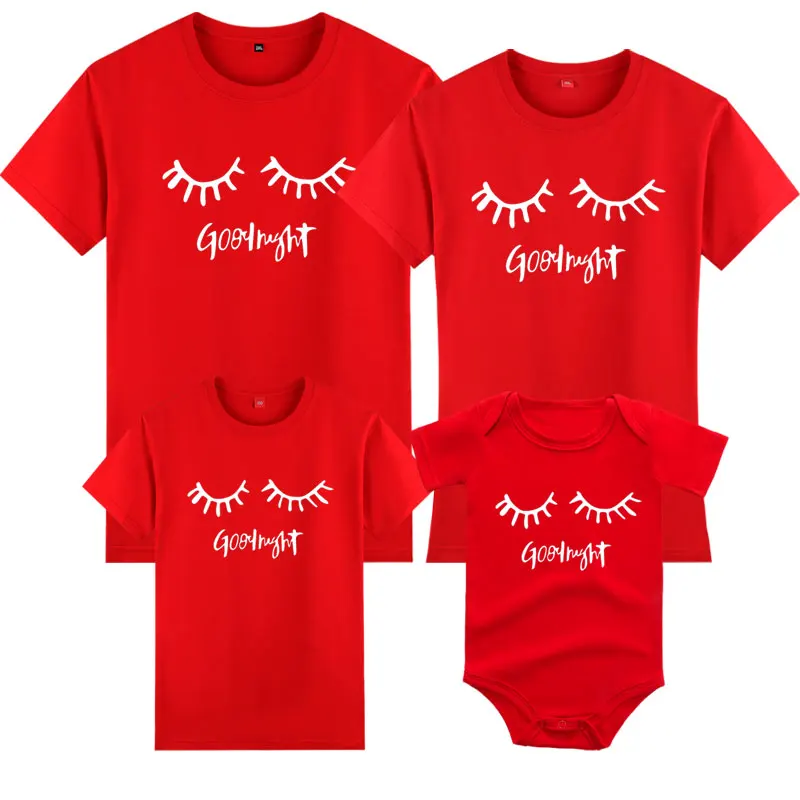 New Year Girls Boy Mom Dad T-shirt Baby Romper Short Sleeve Cotton Cartoon Print Family Matching Outfits Christmas Clothes
New Year Girls Boy Mom Dad T-shirt Baby Romper Short Sleeve Cotton Cartoon Print Family Matching Outfits Christmas Clothes