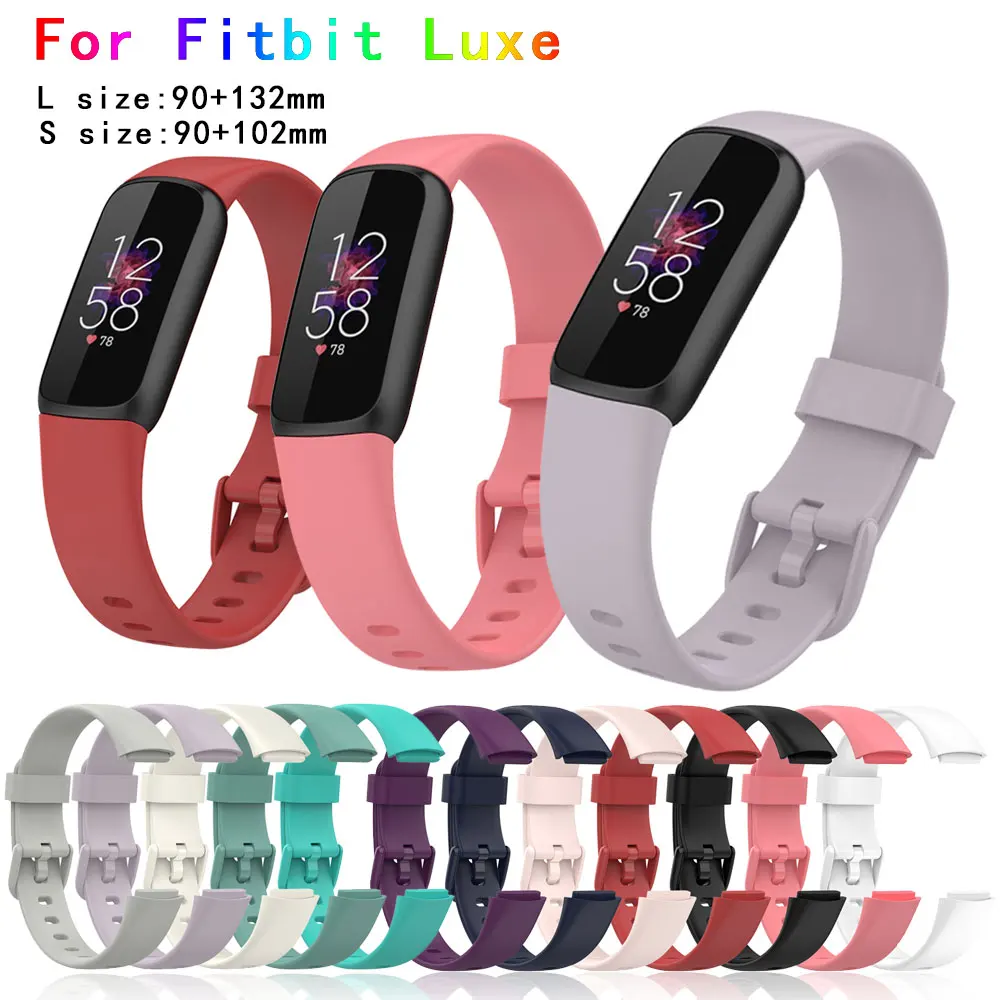 

Silicone Strap For Fitbit Luxe Band Soft Smart Watch Wristband Watchband Replacement Band For Fitbit Luxe Strap Accessories