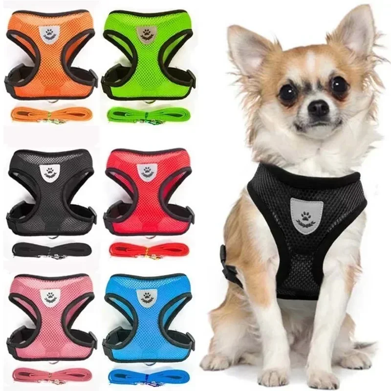 Nylon Adjustable Dog Harness Reflective Soft Breathable Anti-pulling Puppy Harness Vest Pet Harness Leash Walking Pet Supplies
Nylon Adjustable Dog Harness Reflective Soft Breathable Anti-pulling Puppy Harness Vest Pet Harness Leash Walking Pet Supplies