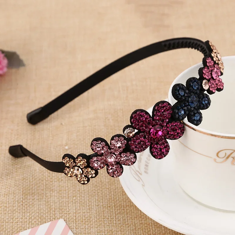 Korean Simple Headwear Cute Shiny Australia Rhinestone Flower Hairbands for Women Trendy Hair Accessories
Korean Simple Headwear Cute Shiny Australia Rhinestone Flower Hairbands for Women Trendy Hair Accessories