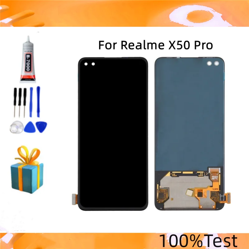 Original LCD For Realme X50 Pro Display 6.44" For Oppo Realme X50 Pro 5G LCD Touch Screen RMX2075 RMX2071 RMX2076 Display Parts
Original LCD For Realme X50 Pro Display 6.44" For Oppo Realme X50 Pro 5G LCD Touch Screen RMX2075 RMX2071 RMX2076 Display Parts