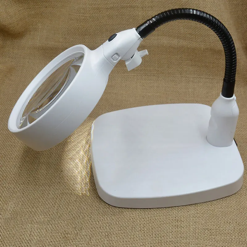 Desktop Flexible Table Led Magnifier Lamp Repairing Reading Helping Hand Magnifying Glass with Led Lights Jewelry Loupe 10x
Desktop Flexible Table Led Magnifier Lamp Repairing Reading Helping Hand Magnifying Glass with Led Lights Jewelry Loupe 10x