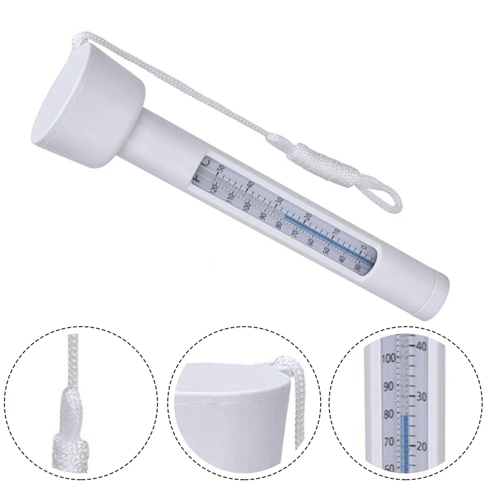 Durable Floating Thermometer Swimming Pool Portable 0-50℃ 185mm Easy To Read Data For Sauna Spa And Hot Spring
Durable Floating Thermometer Swimming Pool Portable 0-50℃ 185mm Easy To Read Data For Sauna Spa And Hot Spring