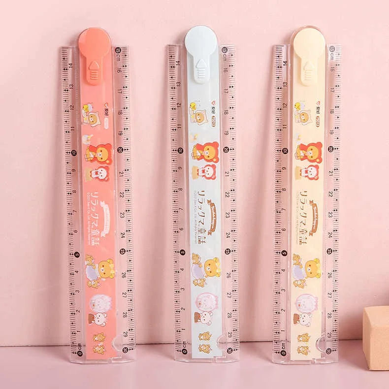 15PCS AIHAO 75012 Rilakkuma 15/30CM Folded Ruler Plastic Geometry Maths Square Drawing Stationery Rulers School Supplies Kawaii
15PCS AIHAO 75012 Rilakkuma 15/30CM Folded Ruler Plastic Geometry Maths Square Drawing Stationery Rulers School Supplies Kawaii