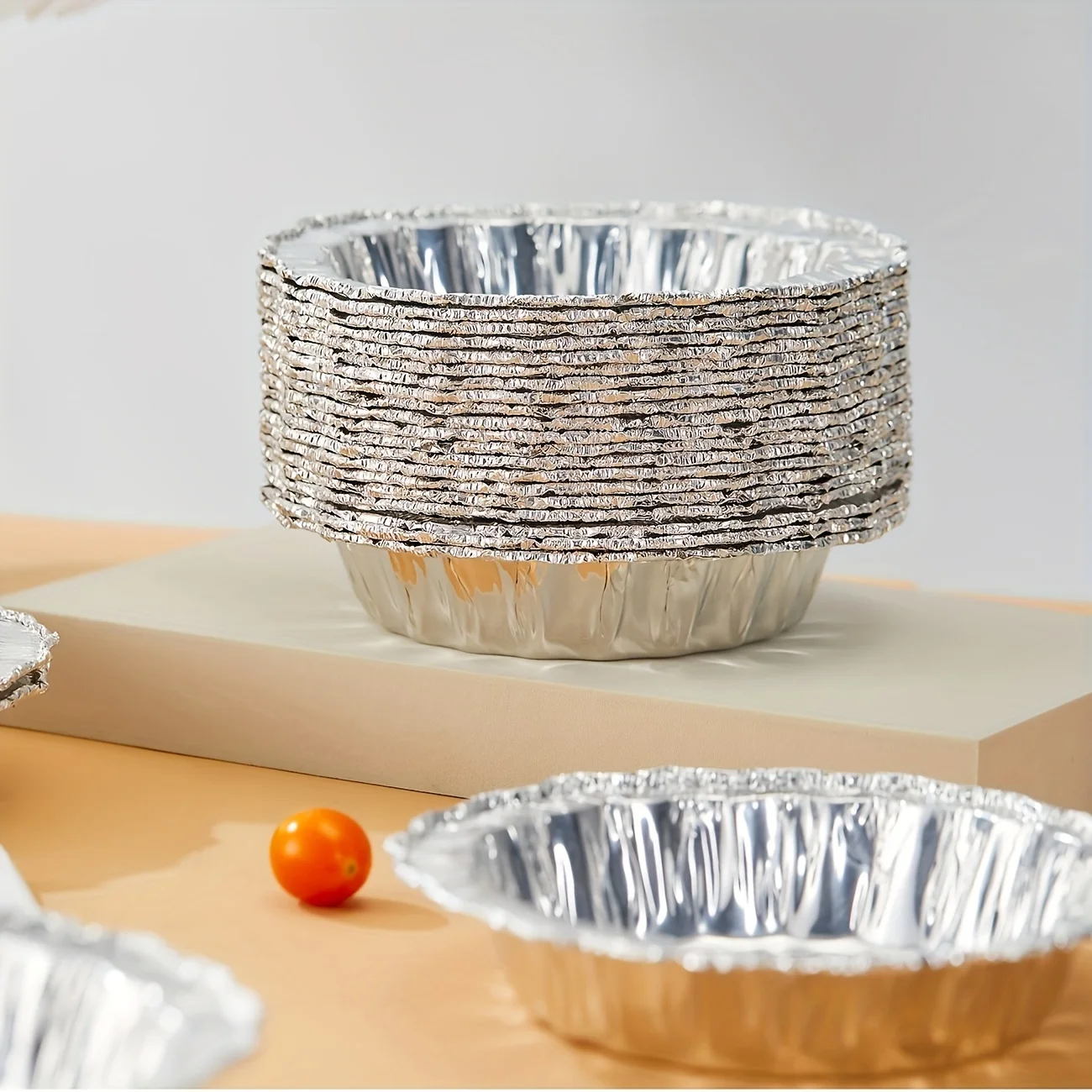 Aluminum foil pie plate (4.8 inches), disposable mini pie plate, aluminum foil pie can, fruit pie, milk Egg cakes foil plate
Aluminum foil pie plate (4.8 inches), disposable mini pie plate, aluminum foil pie can, fruit pie, milk Egg cakes foil plate