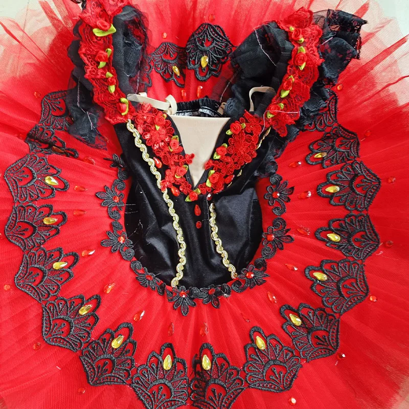 Red Giselle Professional Ballet Tutu Ballet Pancake Swan Lake Tutu Ballerina Costumes Dancing Costume Figure Skating Dress Girls
Red Giselle Professional Ballet Tutu Ballet Pancake Swan Lake Tutu Ballerina Costumes Dancing Costume Figure Skating Dress Girls