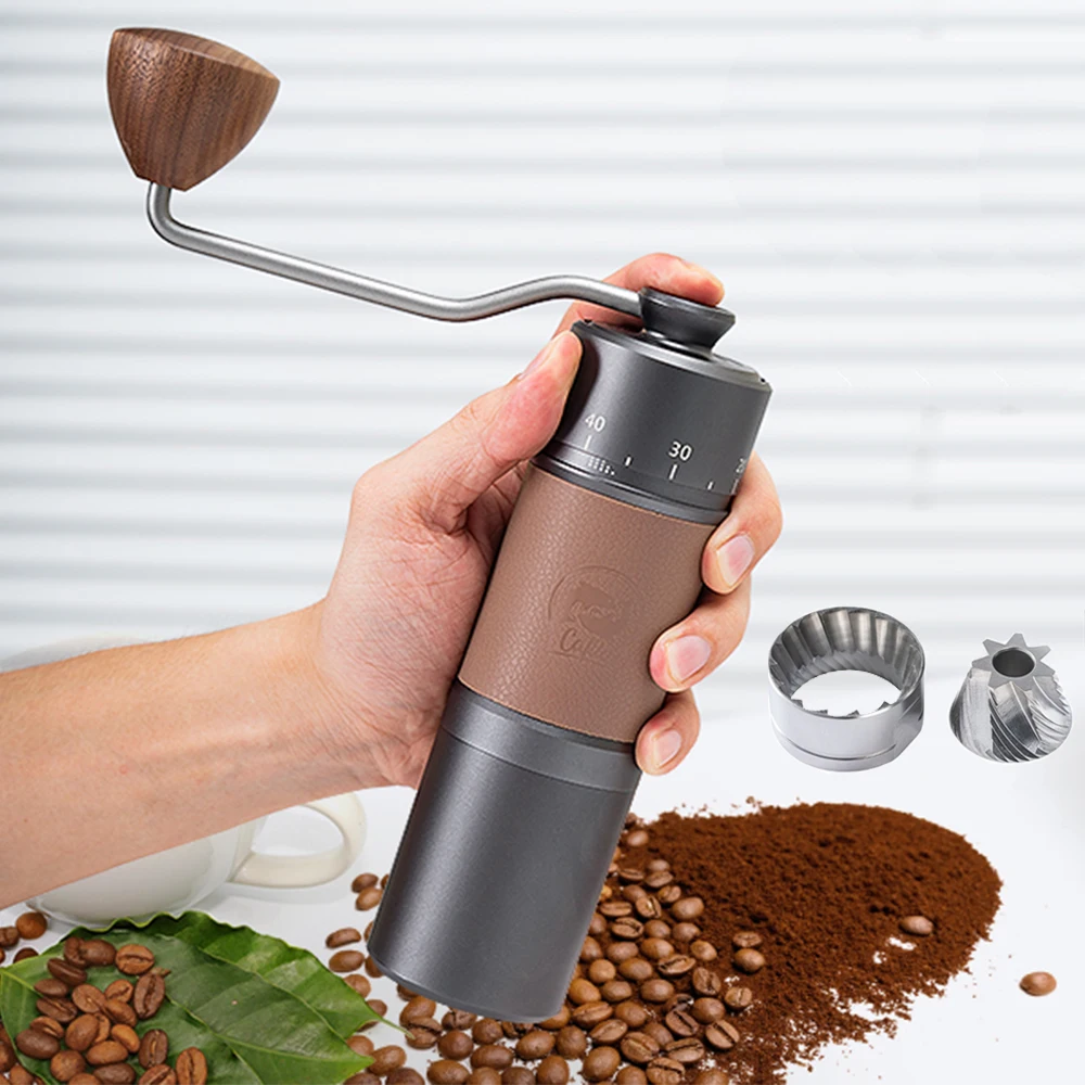 ICafilas-Manual Coffee Grinder, Portable Coffee Mill, 7 Core Burr, Pour-over, Espresso Grinder, External Adjustment, 48m
ICafilas-Manual Coffee Grinder, Portable Coffee Mill, 7 Core Burr, Pour-over, Espresso Grinder, External Adjustment, 48m