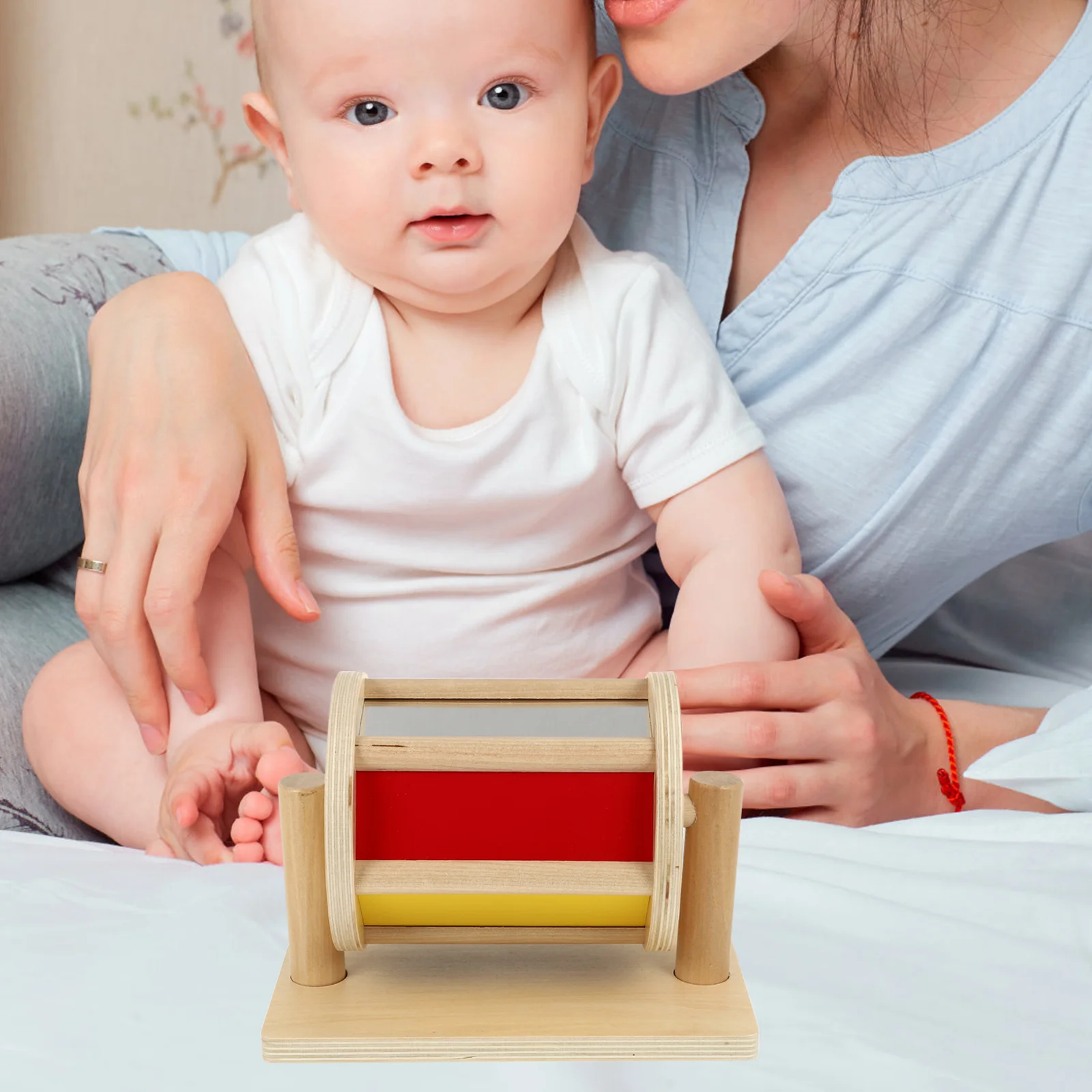Textile Drum Baby Montessori Toys Toddlers Plaything Wooden Infant Developmental
Textile Drum Baby Montessori Toys Toddlers Plaything Wooden Infant Developmental