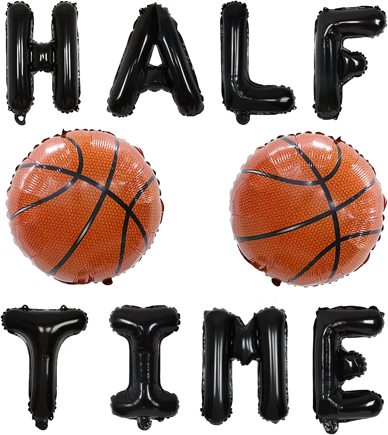 Basketball Half Birthday Decorations Boys Half Time Basketball Foil Balloons for 6 Months Party Half Year Old Birthday Supplies
Basketball Half Birthday Decorations Boys Half Time Basketball Foil Balloons for 6 Months Party Half Year Old Birthday Supplies
