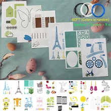 3D Pen 3d Drawing Paper Graffiti Board Template Copy Board Pattern Random 40 Reference Drawings for Painting
3D Pen 3d Drawing Paper Graffiti Board Template Copy Board Pattern Random 40 Reference Drawings for Painting