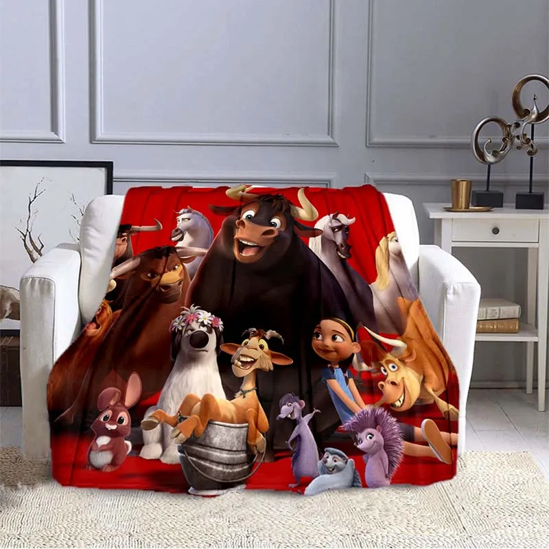 Cartoon F-ferdinand Bullfighting Pattern Printed Warm Thin Blanket Portable soft and comfortable children's thin blanket
Cartoon F-ferdinand Bullfighting Pattern Printed Warm Thin Blanket Portable soft and comfortable children's thin blanket