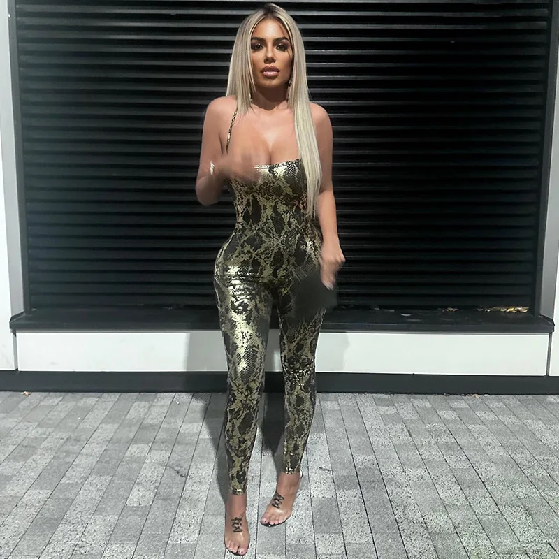 Sexy Gilding Leopard Printed Jumpsuit Women Skinny Strapless Backless Lace Up Club Party Overalls Bodycon 2024 Party Vestidos
Sexy Gilding Leopard Printed Jumpsuit Women Skinny Strapless Backless Lace Up Club Party Overalls Bodycon 2024 Party Vestidos