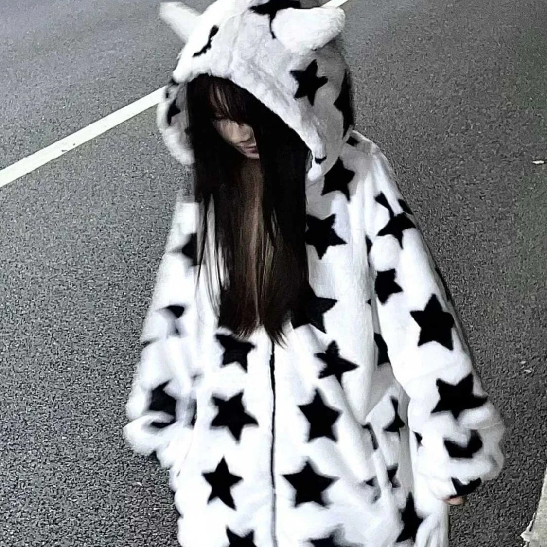 Women Y2k Aesthetic Tops Oversized Fairy Grunge Pocket Coat Hooded Zipper Jackets Vintage Egirl Clothes Star Printing Streetwear
Women Y2k Aesthetic Tops Oversized Fairy Grunge Pocket Coat Hooded Zipper Jackets Vintage Egirl Clothes Star Printing Streetwear