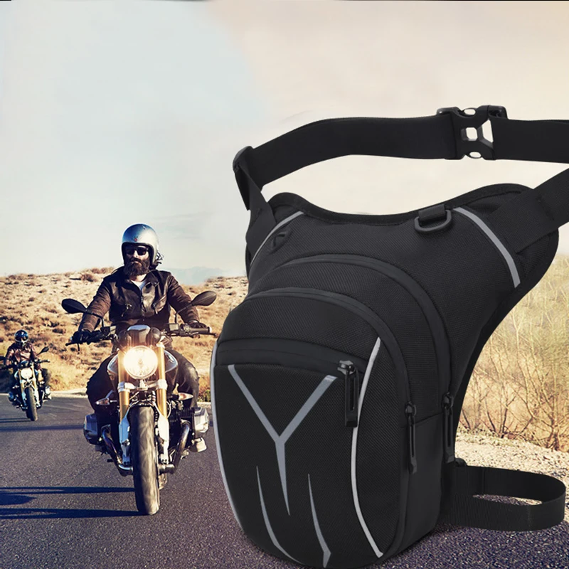 

Nylon Waist Packs Leg Bag Waterproof Waistpack Motorcycle Funny Drop Belt Pouch Fanny Pack Waist Bag Belt Packs for Men