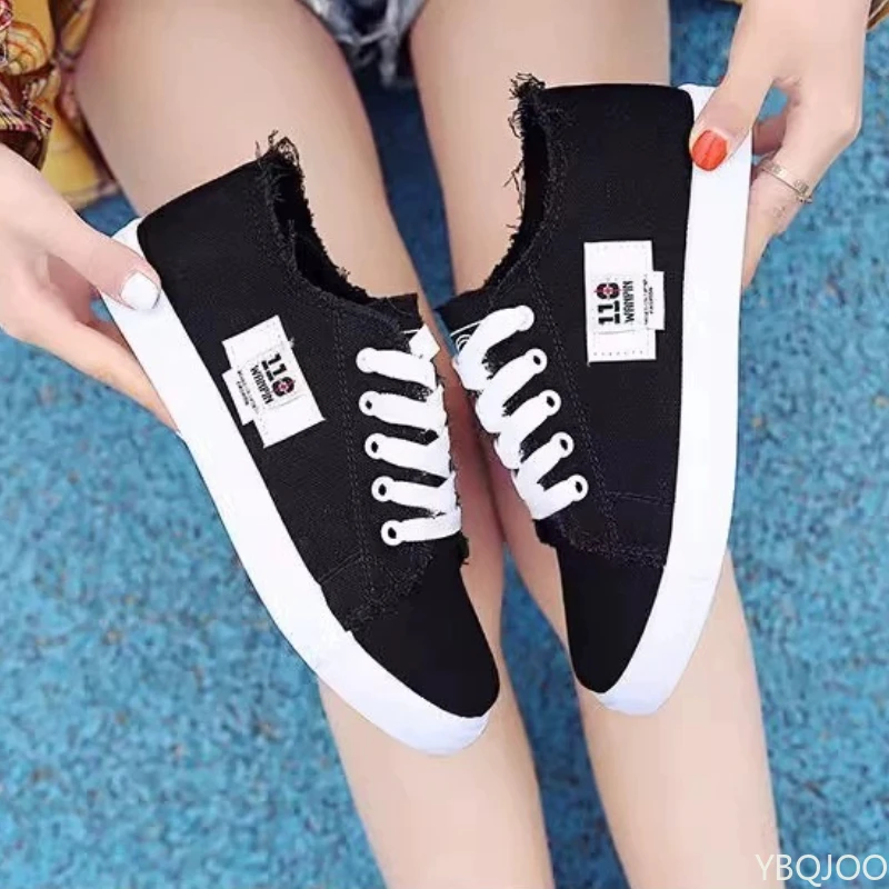 أحذية قماشية متعددة الاستخدامات للسيدات أحذية مريحة غير رسمية جديدة أحذية رياضية بيضاء مسطحة خفيفة الوزن أحذية رياضية نسائية Zapatos Mujer أحذية قماشية متعددة الاستخدامات للسيدات أحذية مريحة غير رسمية جديدة أحذية رياضية بيضاء مسطحة خفيفة الوزن أحذية رياضية نسائية Zapatos Mujer