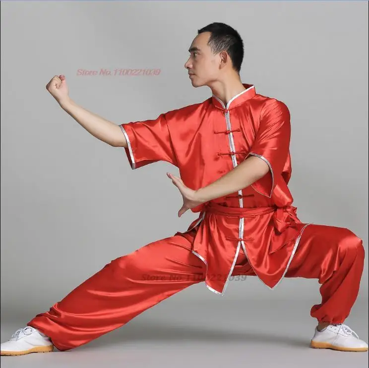 

2024 chinese tai chi shaolin kung fu uniform wushu clothing martial art suit taiji wushu costume wing chun stage performance