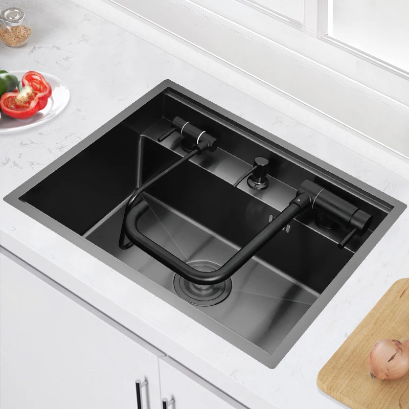 Boss's Bar Hidden Sink Nano Black 304 Stainless Steel Mini with Cover Plate Medium Island Small Single
Boss's Bar Hidden Sink Nano Black 304 Stainless Steel Mini with Cover Plate Medium Island Small Single