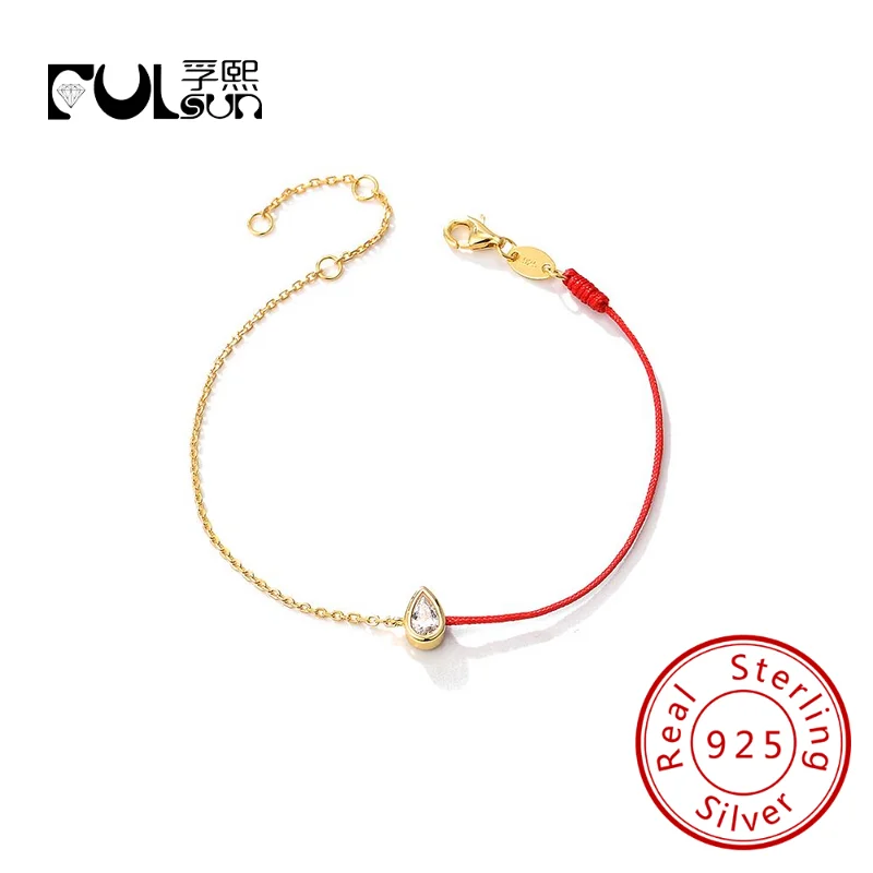 Chinese Retro 925 Sterling Silver Female Adjustable Chain 14k Gold Plated Transfer Belt pear Zircon Stitching red Rope Bracelet
Chinese Retro 925 Sterling Silver Female Adjustable Chain 14k Gold Plated Transfer Belt pear Zircon Stitching red Rope Bracelet