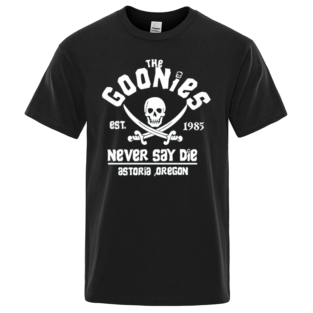 New Summer T Shirts Men Oregon Pirate Flag Never Say Die Astoria Casual Shirt Cotton Breathable Short Sleeve Brand Tops Unisex
New Summer T Shirts Men Oregon Pirate Flag Never Say Die Astoria Casual Shirt Cotton Breathable Short Sleeve Brand Tops Unisex