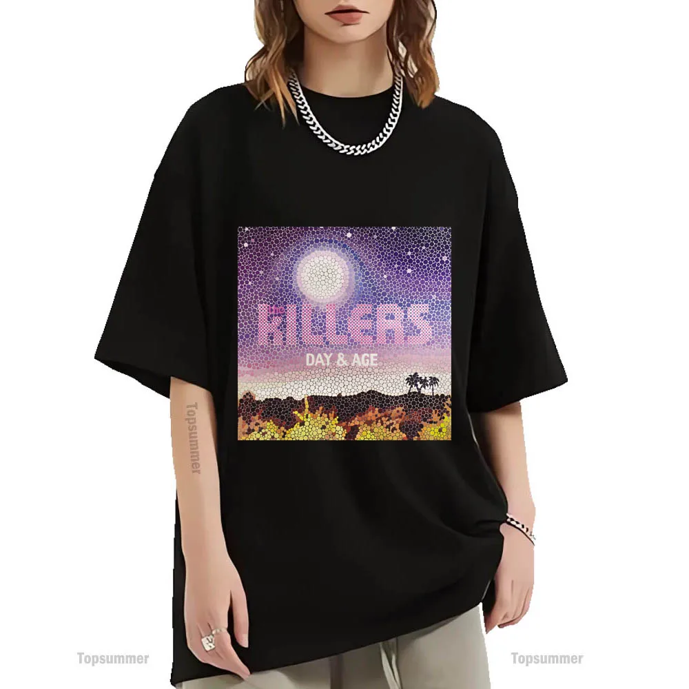 Day & Age Album T Shirt The Killers Tour T-Shirt Teens Pop Stylish Cotton T-Shirt
Day & Age Album T Shirt The Killers Tour T-Shirt Teens Pop Stylish Cotton T-Shirt