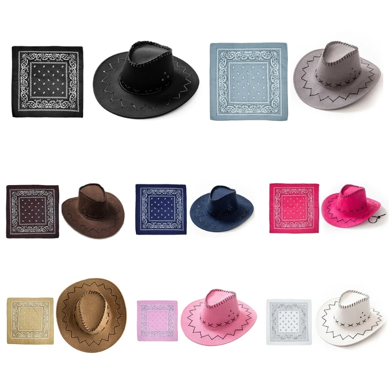 Brimmed Hat Western Top Hats Hat Scarves Female Girl Bachelorette Party Costume Women Cosplay Clothing Accessories
Brimmed Hat Western Top Hats Hat Scarves Female Girl Bachelorette Party Costume Women Cosplay Clothing Accessories