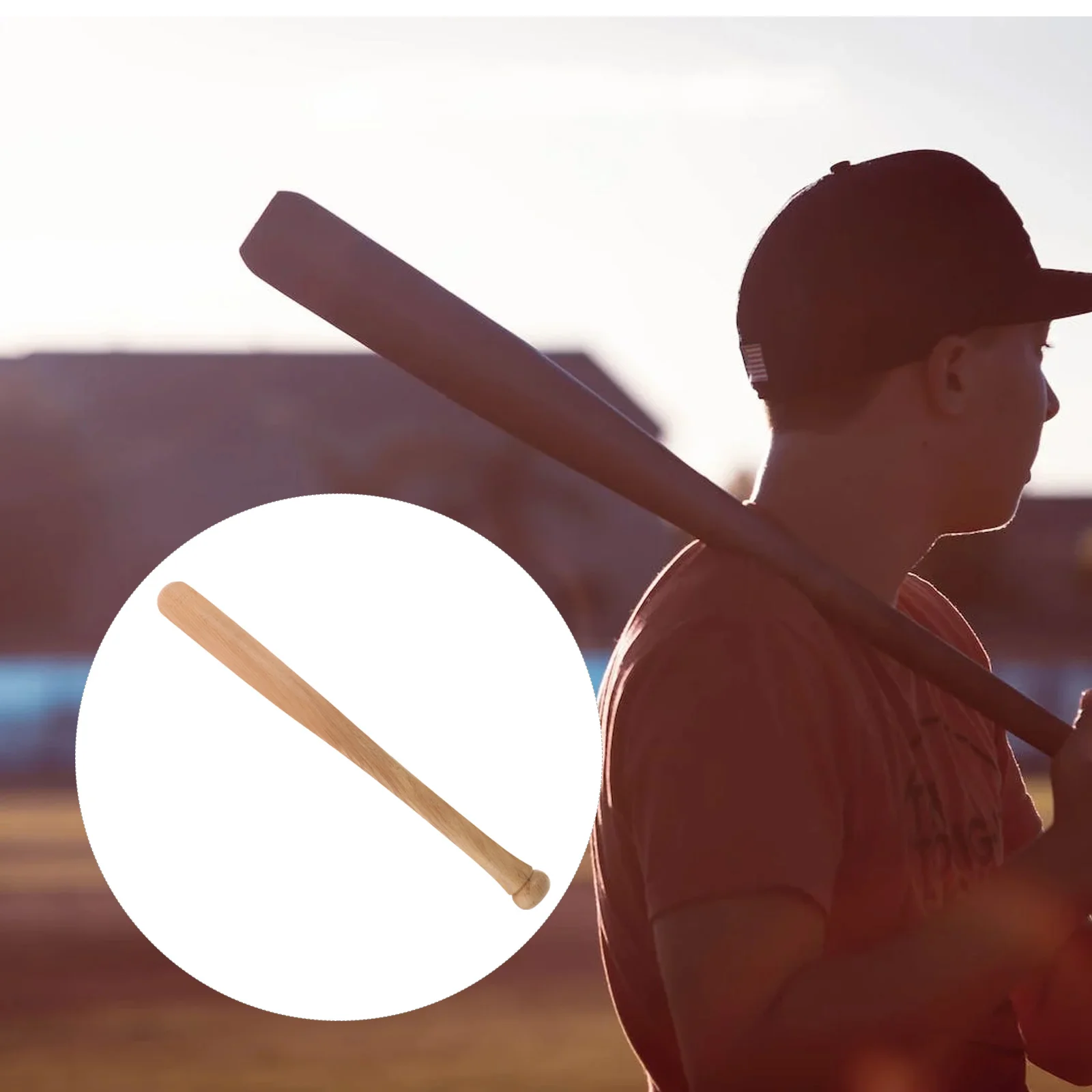 Solid Wood Baseball Bat Handheld Stick Training Portable for Sports Multi-use Vintage
Solid Wood Baseball Bat Handheld Stick Training Portable for Sports Multi-use Vintage