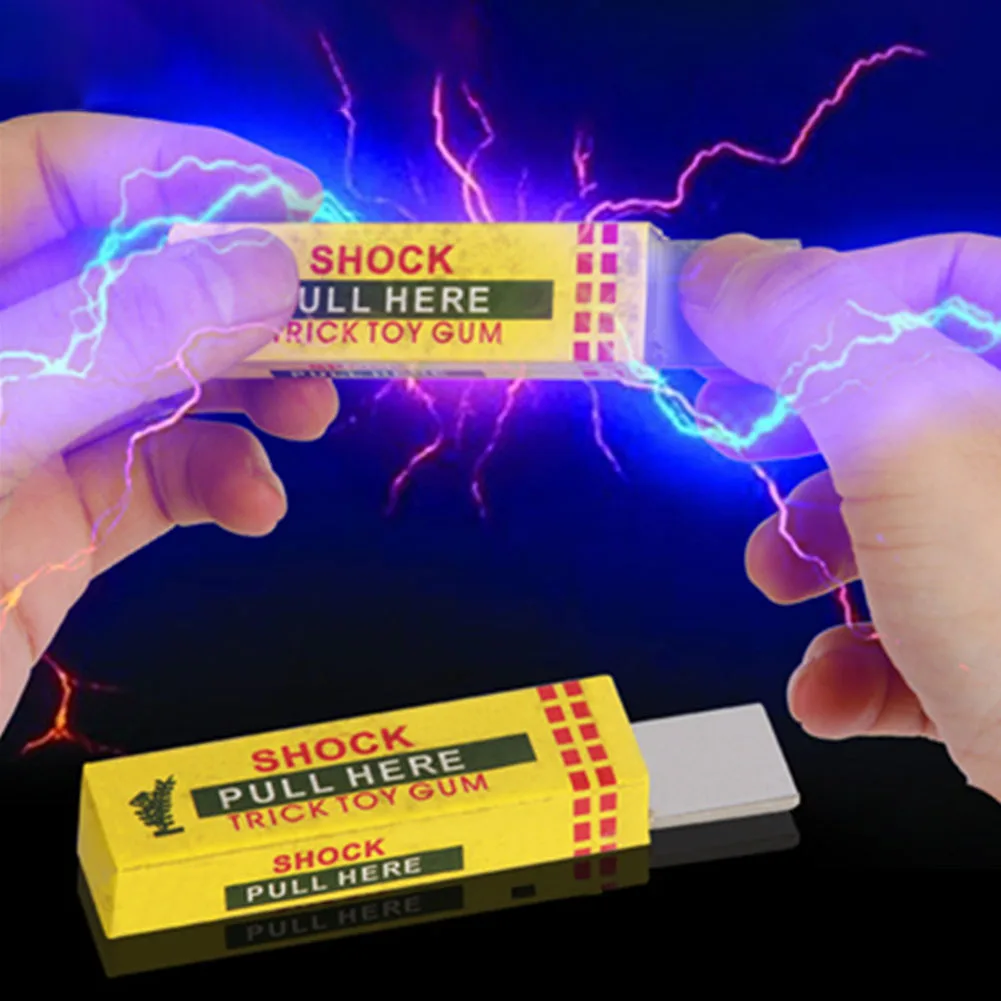 Electric Chewing Gum Prank Electric Shock Toys Prank Close-up Magics Tricky Props Street Joke Easily Magiacs Tricks Amusing
Electric Chewing Gum Prank Electric Shock Toys Prank Close-up Magics Tricky Props Street Joke Easily Magiacs Tricks Amusing