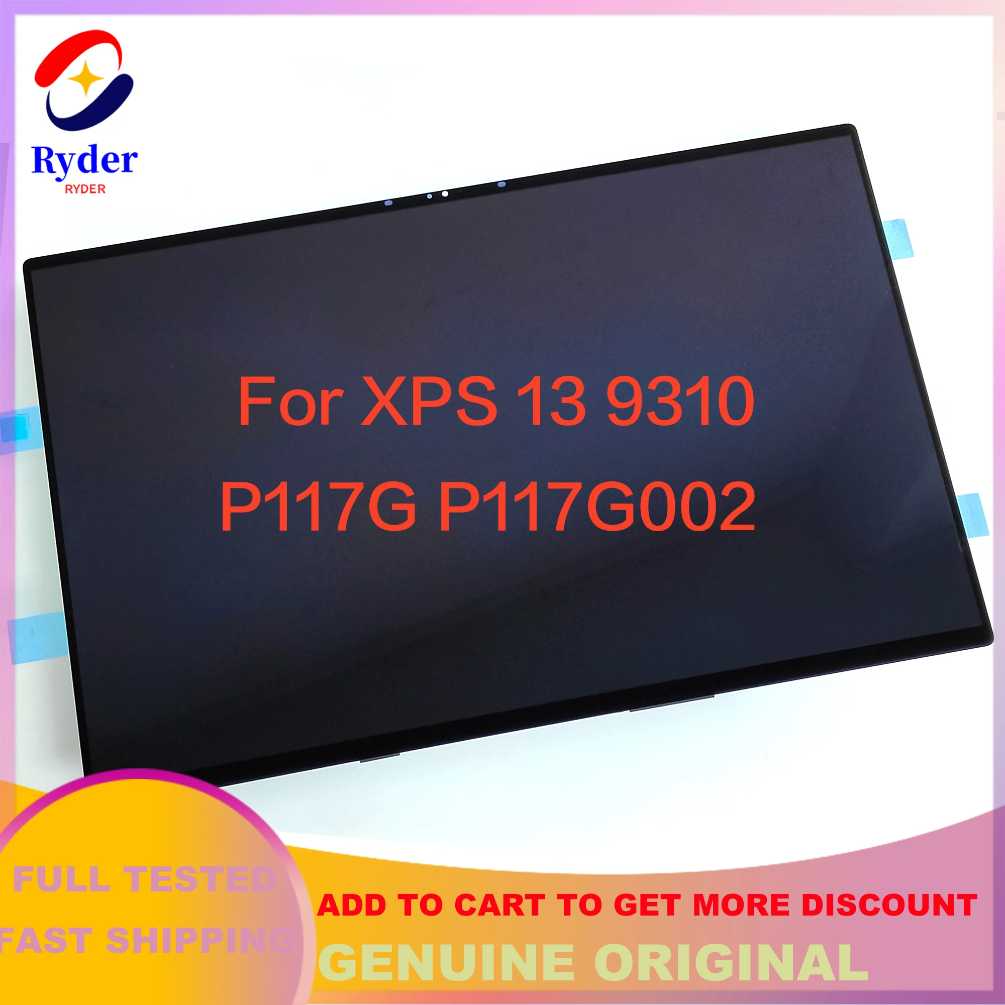 Дисплей сенсорный OLED 13,4 дюйма для Dell XPS 13 9310 P117G P117G002, 3,5 K 3456*2160 0x5n9j
Дисплей сенсорный OLED 13,4 дюйма для Dell XPS 13 9310 P117G P117G002, 3,5 K 3456*2160 0x5n9j