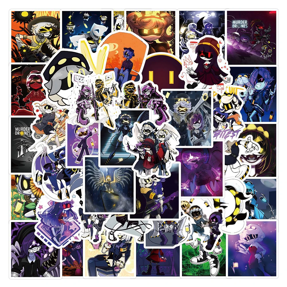 10/30/55PCS Funny Anime Murder Drones Stickers for Laptop Phone Skateboard Waterproof Cool Graffiti Decal Cartoon Sticker Toys
10/30/55PCS Funny Anime Murder Drones Stickers for Laptop Phone Skateboard Waterproof Cool Graffiti Decal Cartoon Sticker Toys