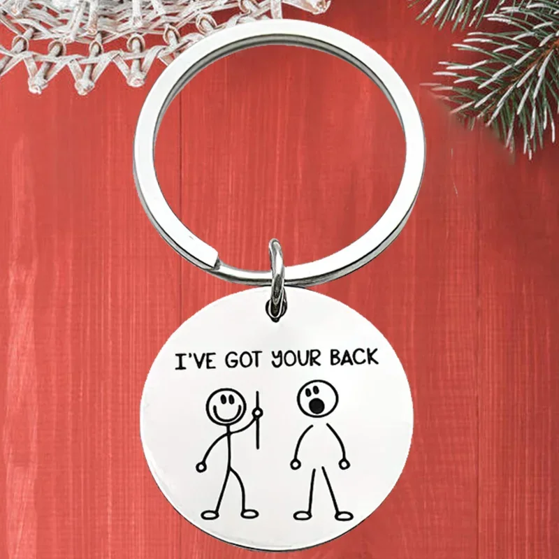 Metal Funny Gifts Best Friend Keychain Pendant I Got Your Back Stick Figures Key Chain Keyring Friends BFF Besties Companion
Metal Funny Gifts Best Friend Keychain Pendant I Got Your Back Stick Figures Key Chain Keyring Friends BFF Besties Companion