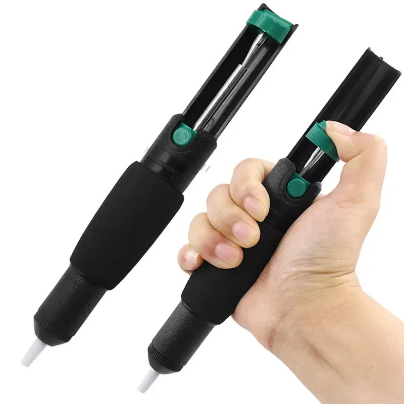 Plastic Powerful Desoldering Pump Suction Tin Vacuum Soldering Iron Desolder Gun Soldering Sucker Pen Removal Hand Welding Tools
Plastic Powerful Desoldering Pump Suction Tin Vacuum Soldering Iron Desolder Gun Soldering Sucker Pen Removal Hand Welding Tools