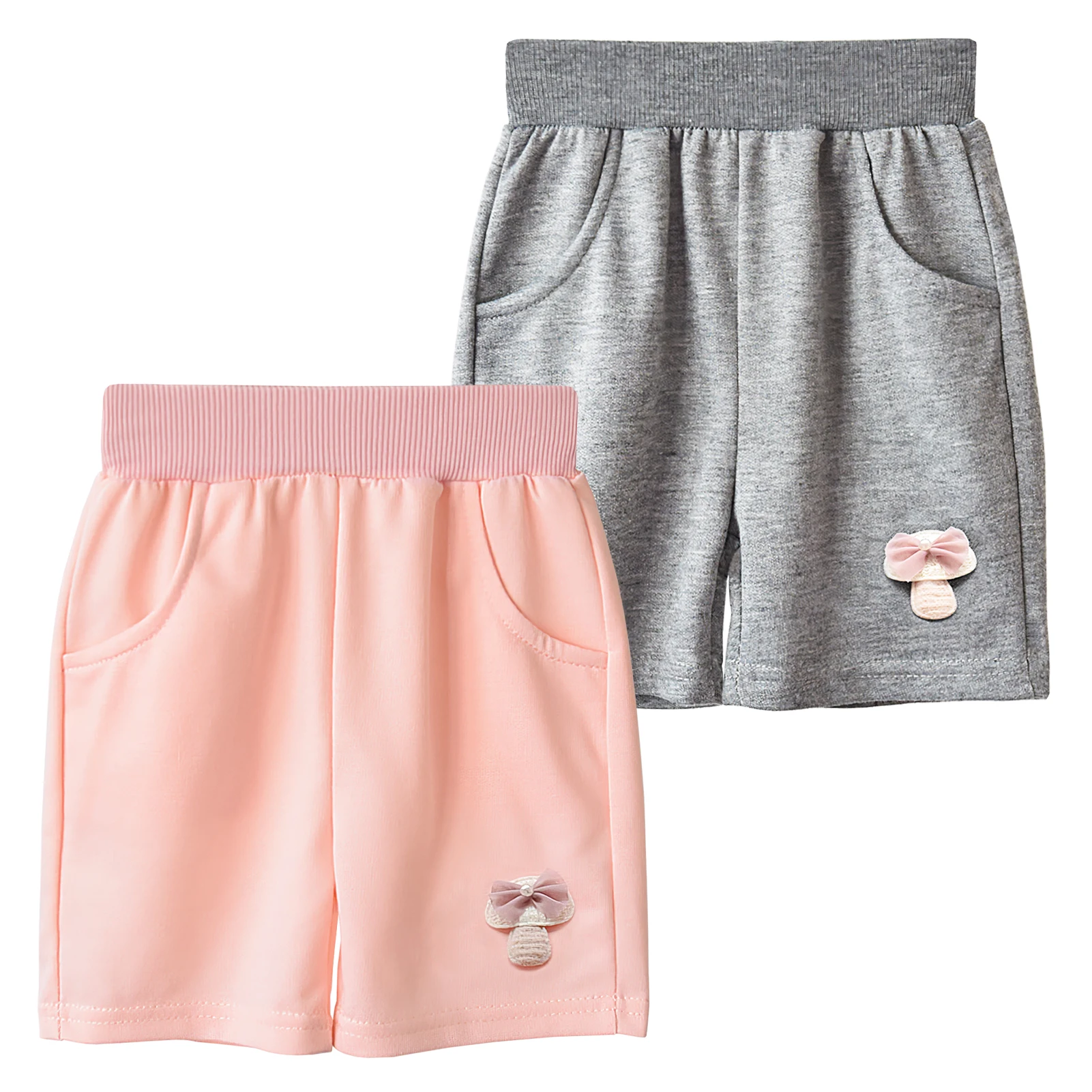 Girls Cotton Beach Shorts 2pcs/Set Childrens' Casual Short Bottoms with Pockets Cute Applique Soft Toddler Kids Summer Trunks
Girls Cotton Beach Shorts 2pcs/Set Childrens' Casual Short Bottoms with Pockets Cute Applique Soft Toddler Kids Summer Trunks