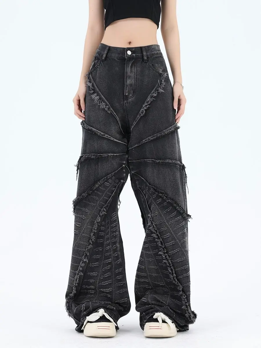 American Retro Old Washed Heavy Jeans Women Y2k New Street Fashion Joker Straight Pants Unisex Harajuku Casual Baggy Jeans Women
American Retro Old Washed Heavy Jeans Women Y2k New Street Fashion Joker Straight Pants Unisex Harajuku Casual Baggy Jeans Women