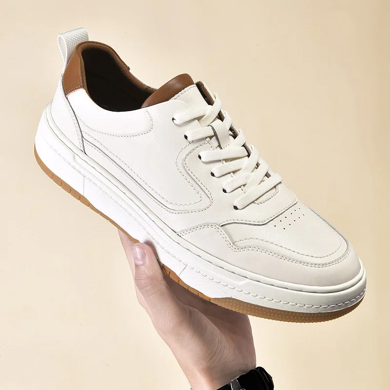 Genuine Leather Men Casual Shoes lace up Italian Mens oxfords Moccasins Breathable Male Driving Shoes Daily white Shoes men
Genuine Leather Men Casual Shoes lace up Italian Mens oxfords Moccasins Breathable Male Driving Shoes Daily white Shoes men