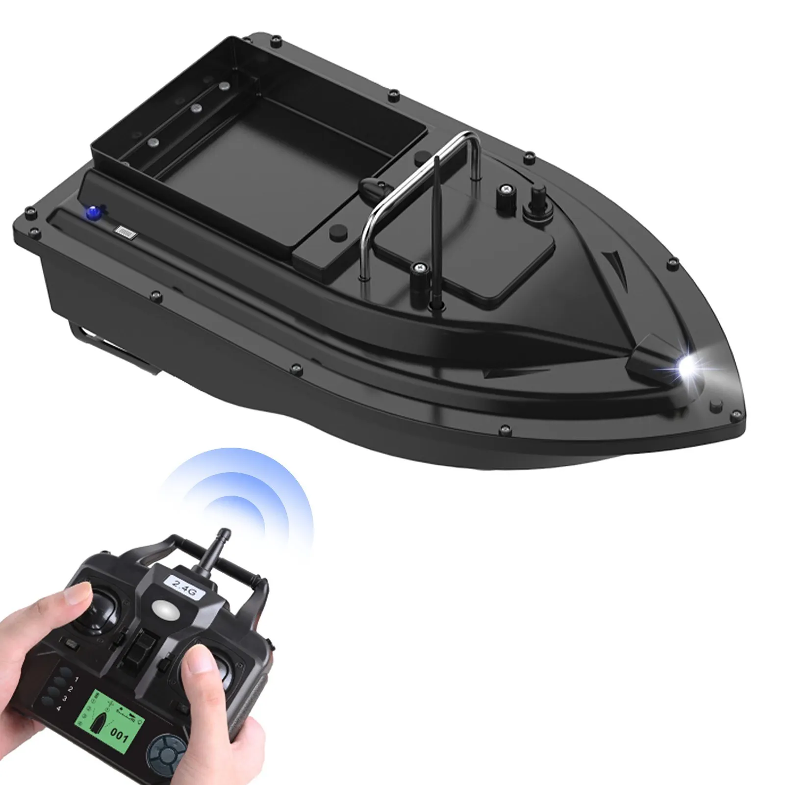 GPS Fishing Bait Boat Wireless Control Automatic Return Bait Boat 500M Range LCD Display Remote Control Bait Boat Fishing Tackle
GPS Fishing Bait Boat Wireless Control Automatic Return Bait Boat 500M Range LCD Display Remote Control Bait Boat Fishing Tackle