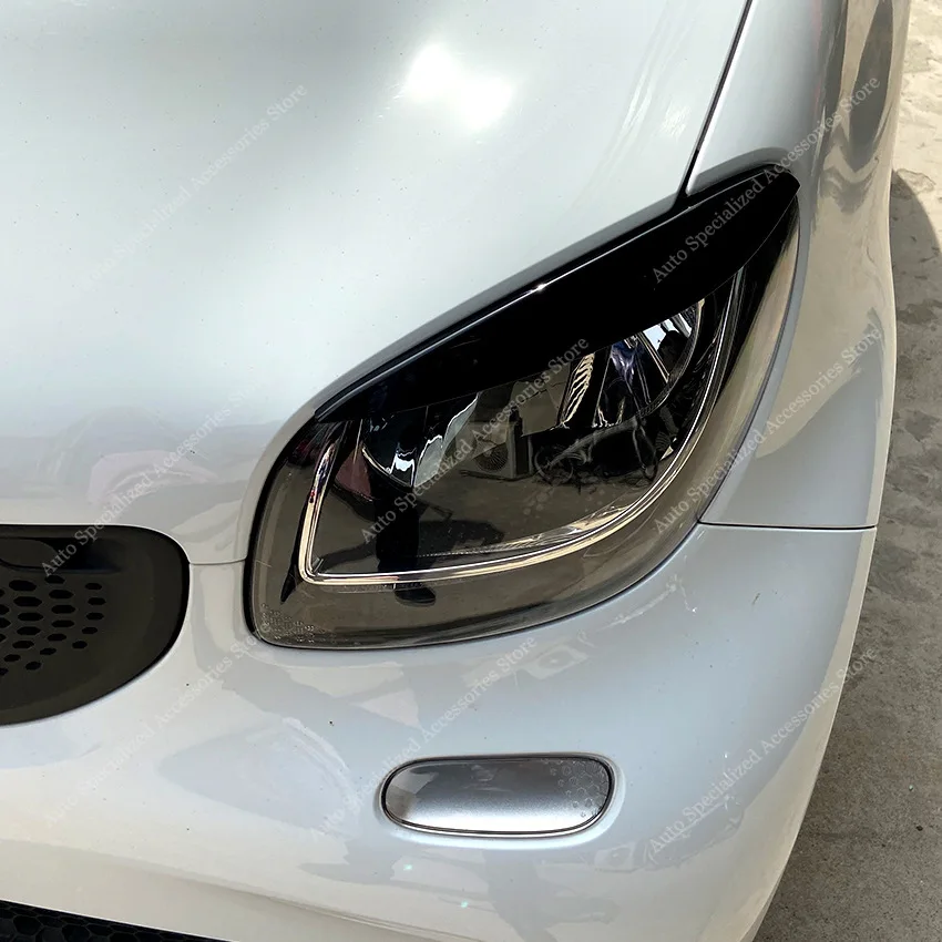For Mercedes Smart ABS Gloss Black Evil Eyebrows Eyelids Smart Fortwo Forfour ED Styling BodyKit Headlight 3D Sticker 2014-2021
For Mercedes Smart ABS Gloss Black Evil Eyebrows Eyelids Smart Fortwo Forfour ED Styling BodyKit Headlight 3D Sticker 2014-2021