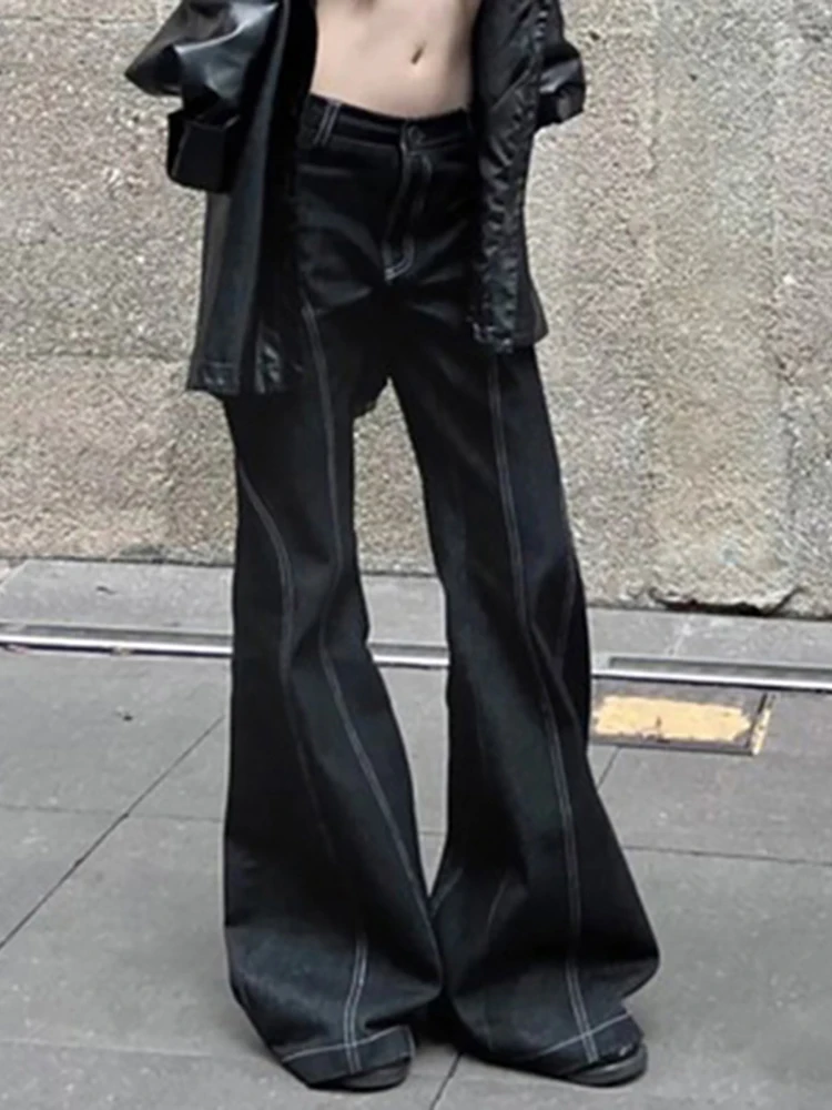 2023 Dark Mall Gothic Harajuku Streetwear Flare Pants Grunge Punk Low Waist Baggy Women Jeans Y2k Techwear Fashion Black Bottoms
2023 Dark Mall Gothic Harajuku Streetwear Flare Pants Grunge Punk Low Waist Baggy Women Jeans Y2k Techwear Fashion Black Bottoms
