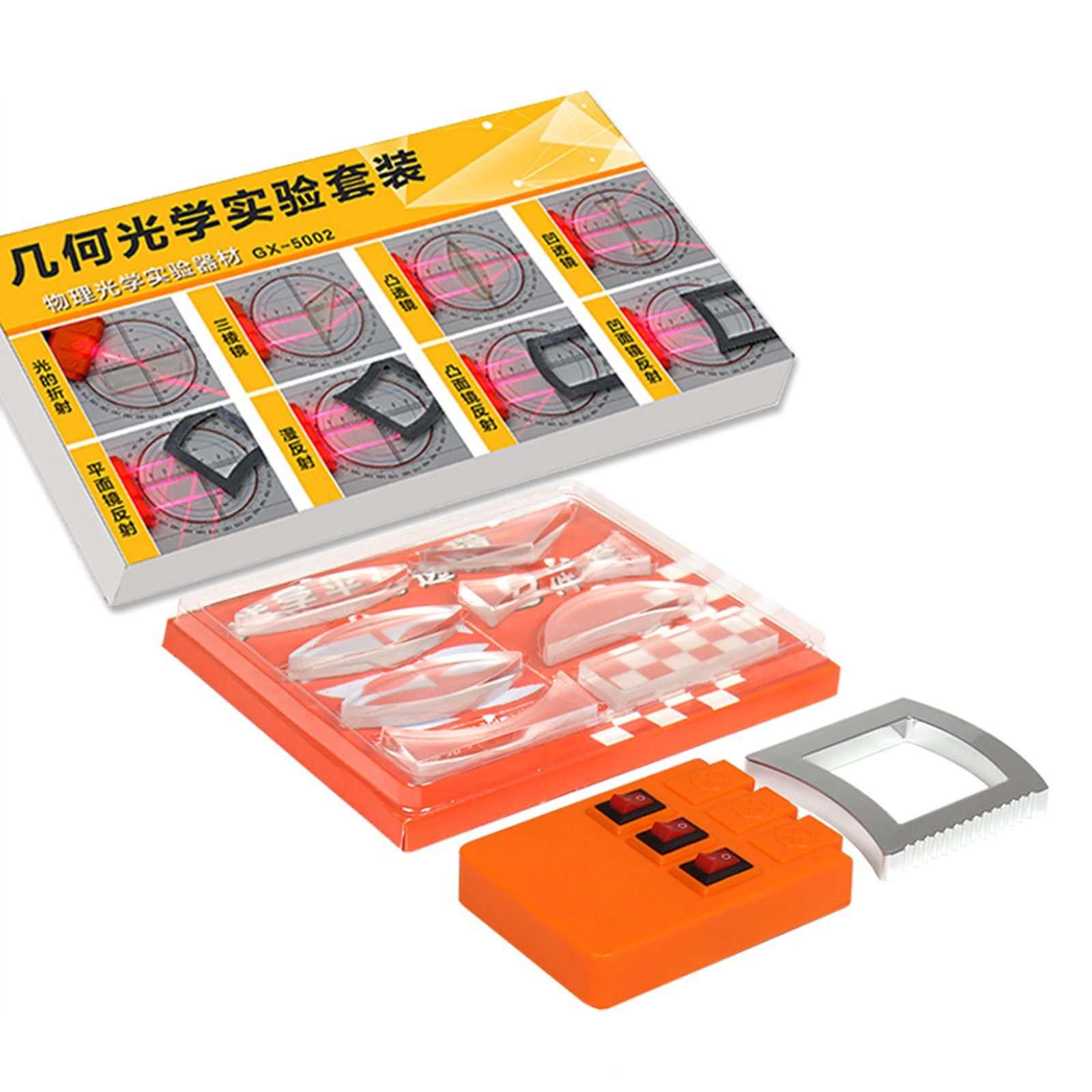 Physic Optical Lens Test Kit Concave And Convex Lens Prism Multifunction Reflector Refraction Spotlight Teaching Demonstration
Physic Optical Lens Test Kit Concave And Convex Lens Prism Multifunction Reflector Refraction Spotlight Teaching Demonstration