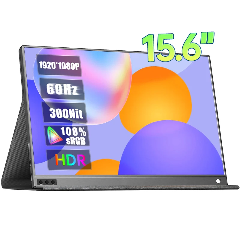 15.6 Inch 1080P FHD Portable Monitor HDR 100%SRGB Screen With Type-C HDMI Display For PS5/4 Switch Xbox Android Phone PC Laptop
15.6 Inch 1080P FHD Portable Monitor HDR 100%SRGB Screen With Type-C HDMI Display For PS5/4 Switch Xbox Android Phone PC Laptop