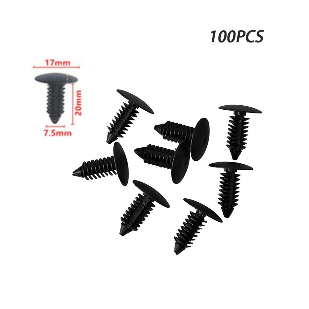 0011 100pcs Car Fender Door Fastener Plastic Bumper Trim Cover Push Pin Clip Body Rivet Universal Auto Accessories
0011 100pcs Car Fender Door Fastener Plastic Bumper Trim Cover Push Pin Clip Body Rivet Universal Auto Accessories