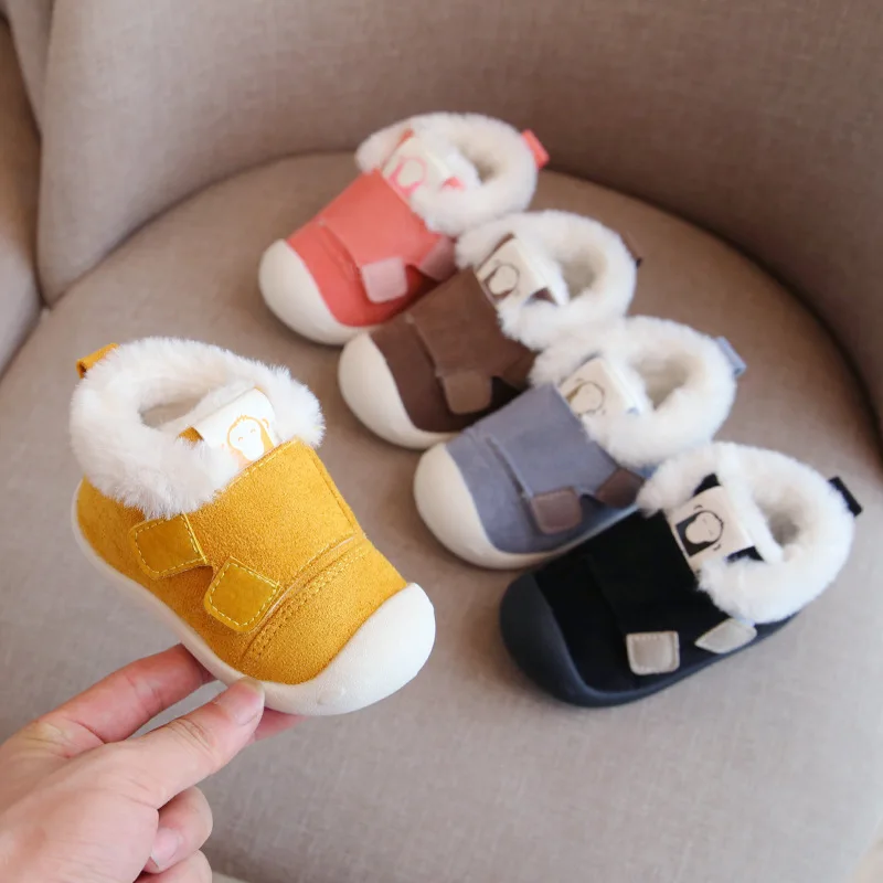 Winter Baby Toddler Shoes Soft Soled Baby Shoes Fleece-Lined Non-Slip 1-2 1 3 Years Old Boys and Girls Thickened Ermian Shoes Wh
Winter Baby Toddler Shoes Soft Soled Baby Shoes Fleece-Lined Non-Slip 1-2 1 3 Years Old Boys and Girls Thickened Ermian Shoes Wh