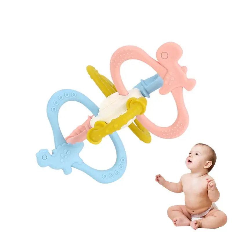 Kids Toy Rattle Ball Comfortable Rattle Teether Toy Anti-Swallowing Design Developmental Kids Toys Durable Kids Teether
Kids Toy Rattle Ball Comfortable Rattle Teether Toy Anti-Swallowing Design Developmental Kids Toys Durable Kids Teether