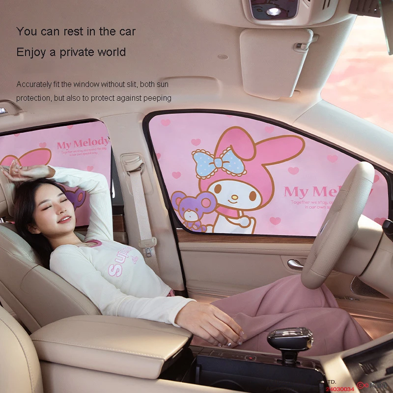 Автомобильные шторы Kuromi Cinnamoroll с мультяшным аниме, летние солнцезащитные теплоизоляционные Магнитные шторы, товары для крепления на автомобиле
Автомобильные шторы Kuromi Cinnamoroll с мультяшным аниме, летние солнцезащитные теплоизоляционные Магнитные шторы, товары для крепления на автомобиле