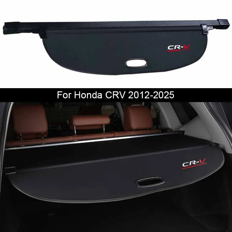 

Car Rear Trunk Curtain Cover Rear Rack Partition Shelter Storage Internal Auto Accessories For Honda CRV 2012-2025