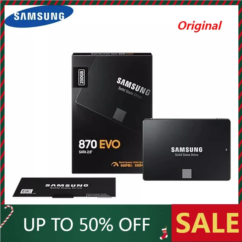 

Samsung SSD 4T 2TB 1TB 500GB 250GB Internal Solid State Disk HDD Hard Drive SATA3 2.5inch Laptop Desktop PC Disk HD 870 EVO
