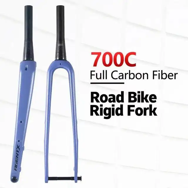 BOLANY 700C all carbon fiber rigid road bicycle fork spinal tube 100 barrel axle front fork paint internal cable routing fork
BOLANY 700C all carbon fiber rigid road bicycle fork spinal tube 100 barrel axle front fork paint internal cable routing fork