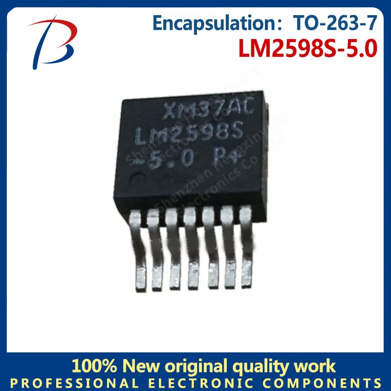 

10PCS LM2598S-5.0 package TO-263-7 pin step-down regulator switch regulator